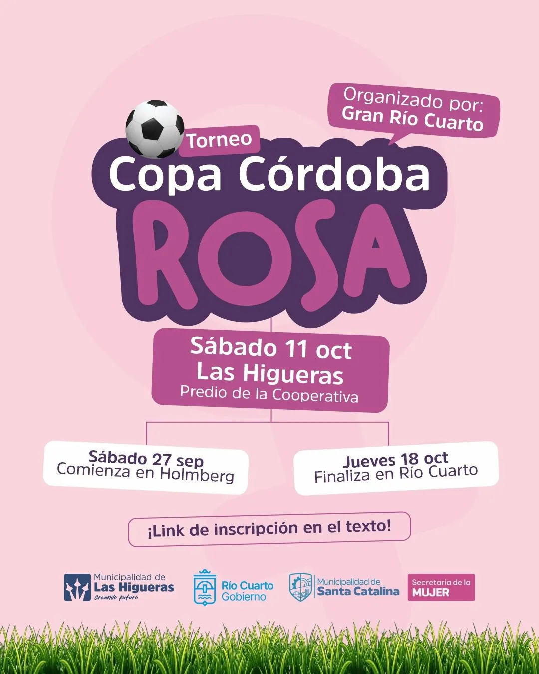 Imagen de la noticia: ⚽🌸 Copa Córdoba Rosa 🌸⚽