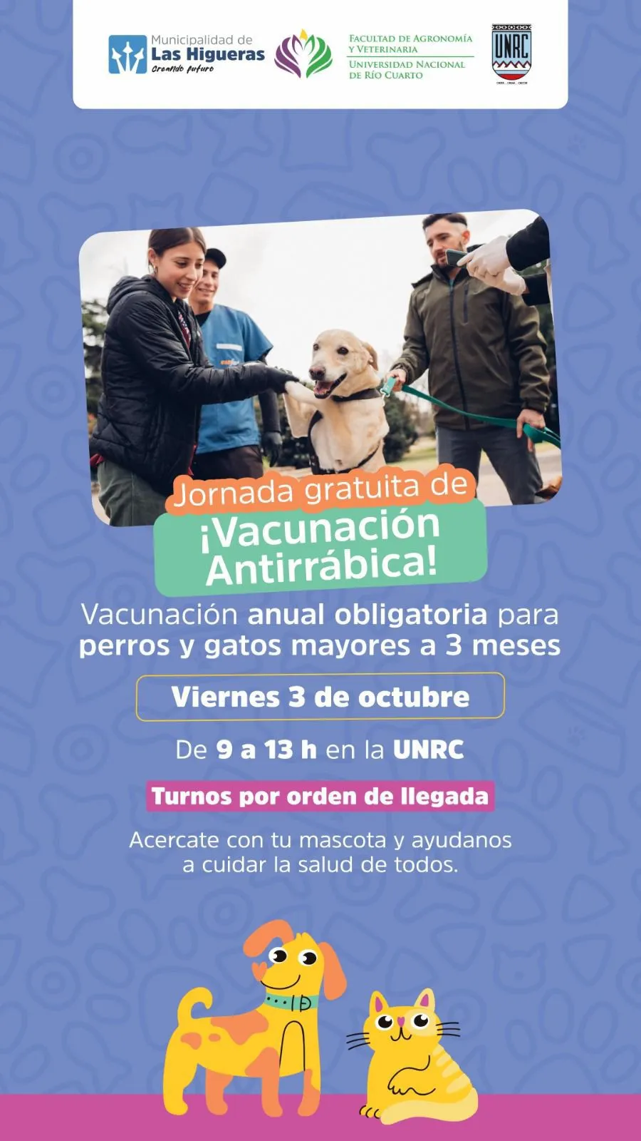 Imagen de la noticia: 🐶🐱 ¡Cuidemos a quienes nos cuidan!