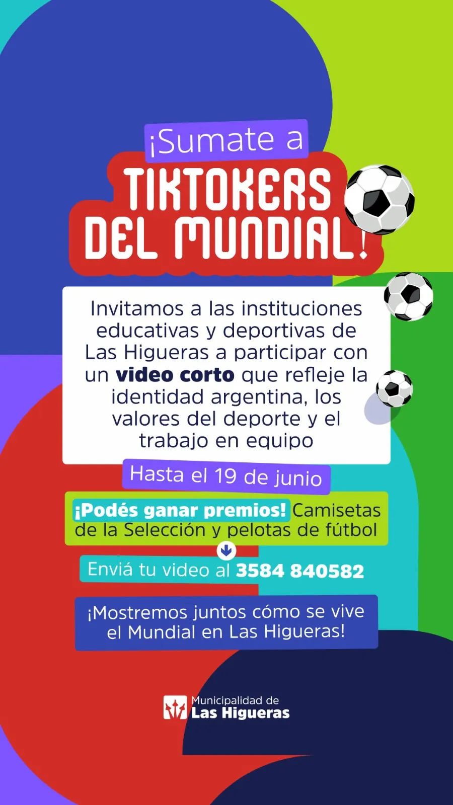 Imagen de la noticia: Convocan a instituciones de Las Higueras a participar de “Tiktokers del Mundial”